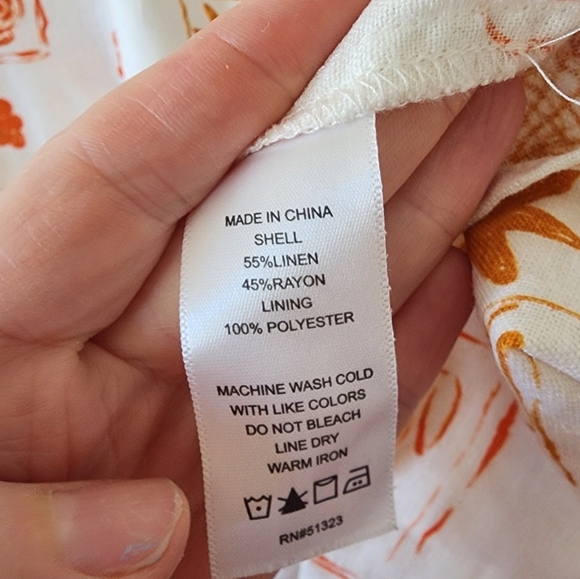 Cece New York Linen Blend Tiered Maxi Sundress M - Picture 6 of 6